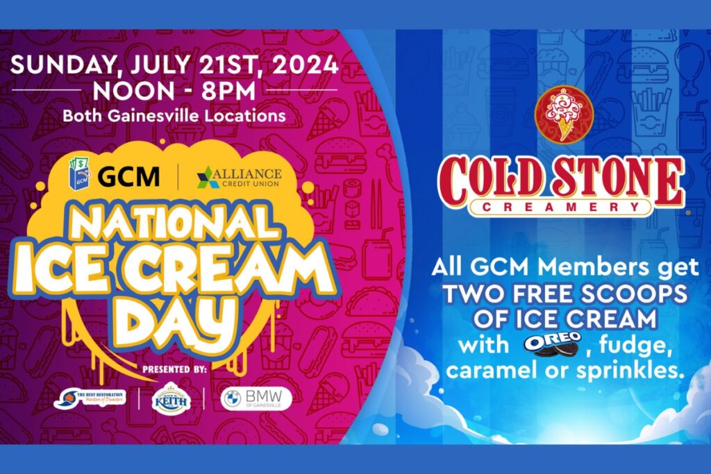 National Ice Cream Day at Cold Stone Creamery on July 21, 2024.
