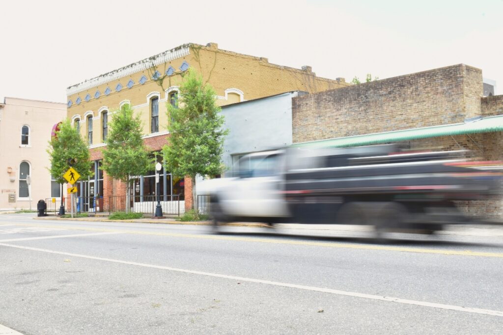 Newberry Road is a main thoroughfare that attendees said makes roadside parking a safety concern.