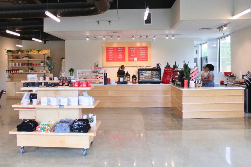 The Kookaburra coffee shop entrance in Alachua.