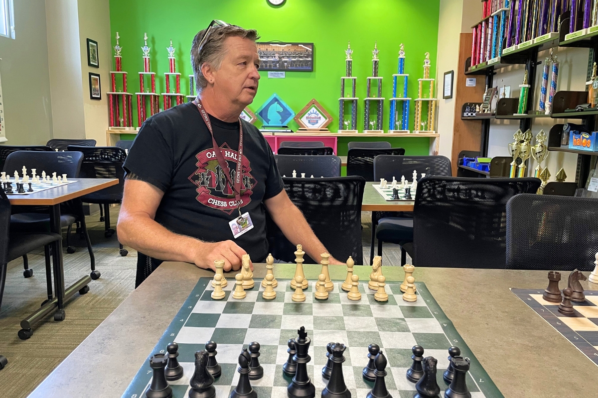 Oak Hall School's Tim Tusing earns national chess instructor award