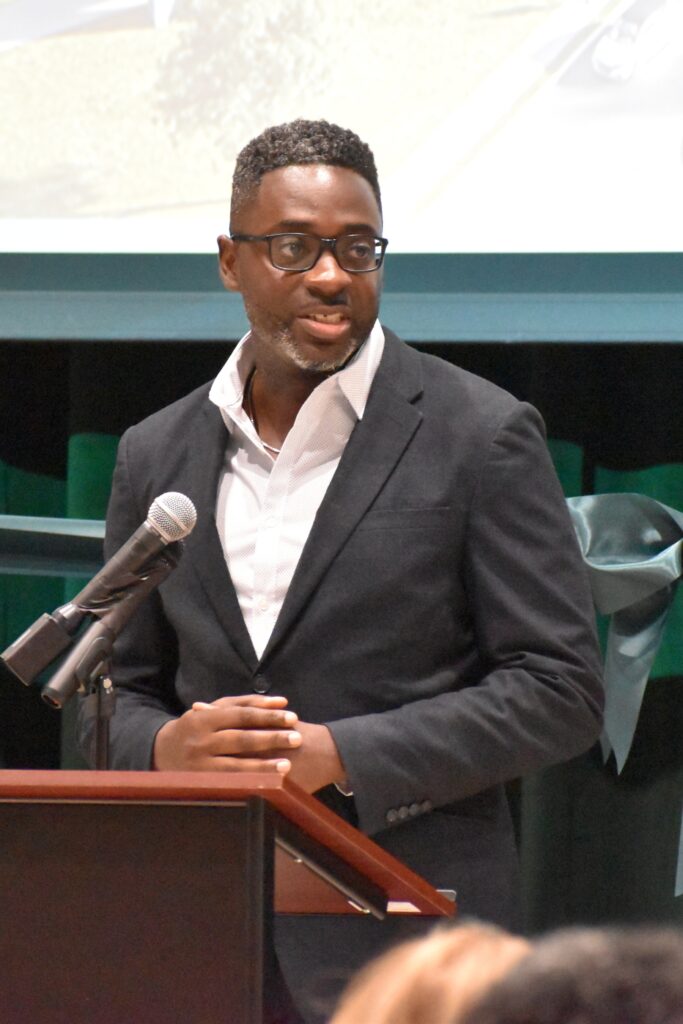 Chad Jones said his favorite part of the revitalization is seeing the reactions of those who knew the old Westwood. Photo by Glory Reitz