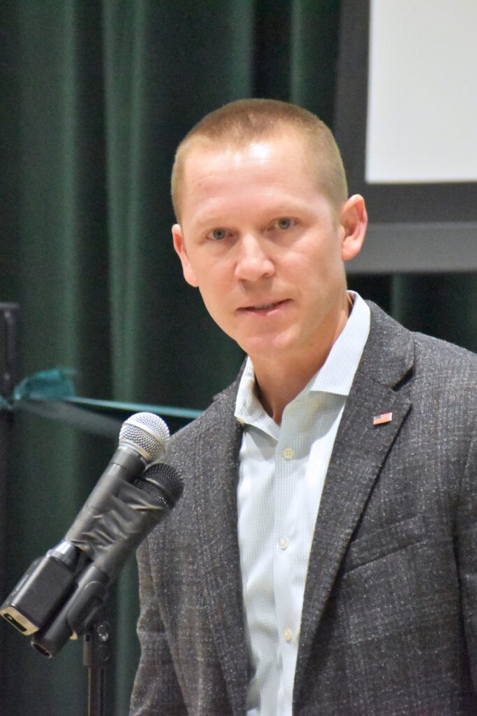 Erik Anderson said he was honored to be welcomed by the ACPS and Westwood communities.