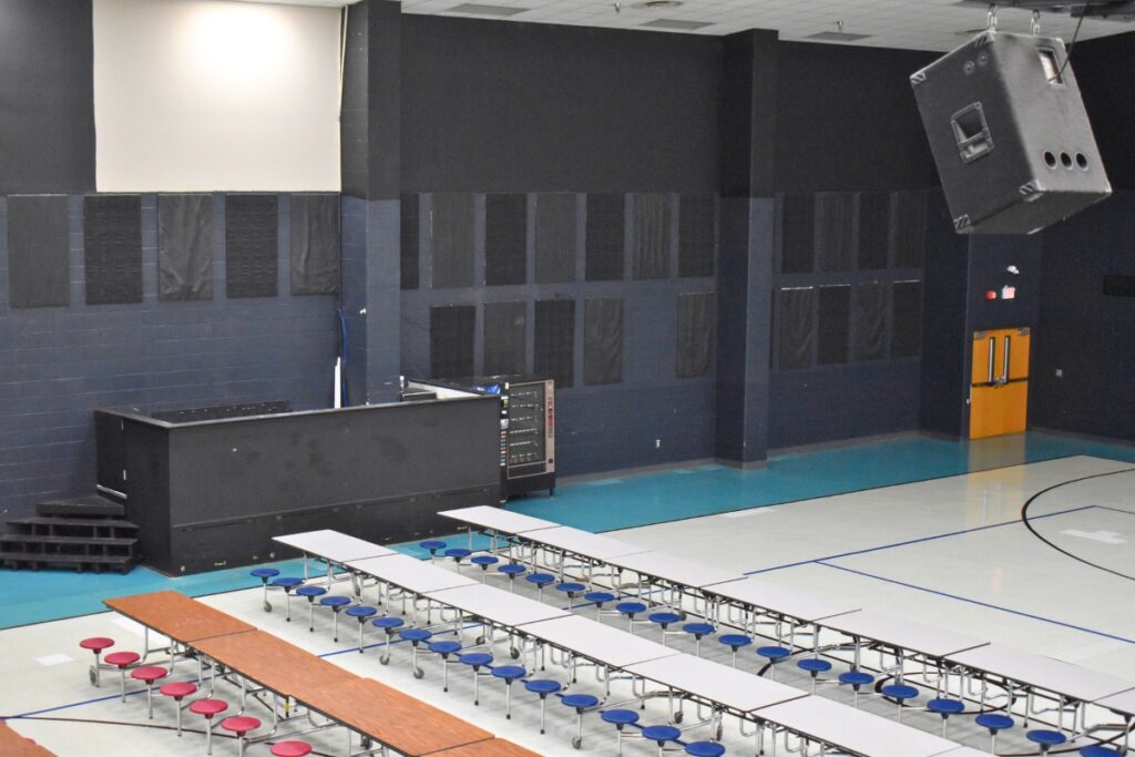 Frazer School staff began ripping out the carpet in the former church on July 17 to accommodate a lunch room.
