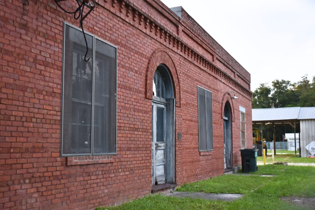 The Newberry historic power plant sits next to the city's current Public Works Department.