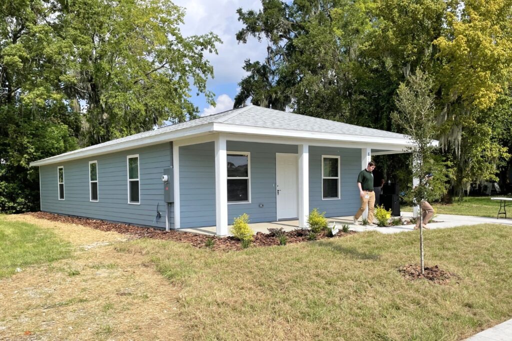 The new home, located on SW 2nd Street, is on the market with Bright Community Trust.