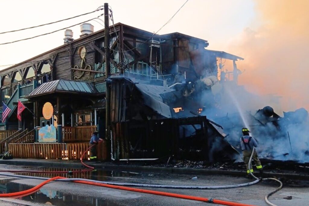 A Thursday morning fire on Dock Street in Cedar Key destroyed or damaged multiple businesses.