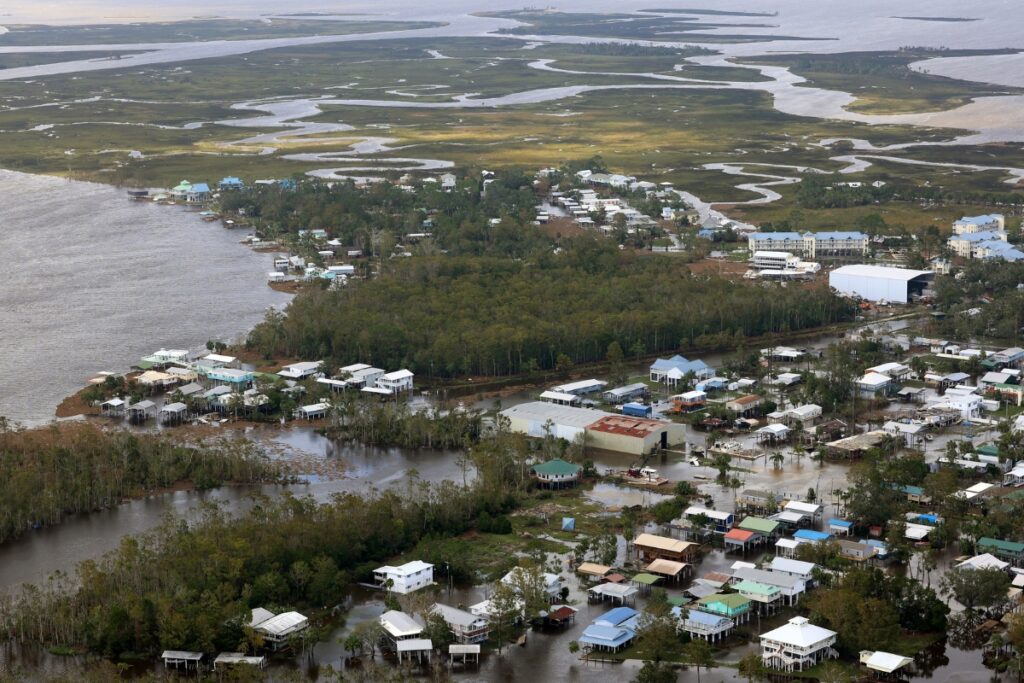 The scene at Suwannee, Fla., on Friday.