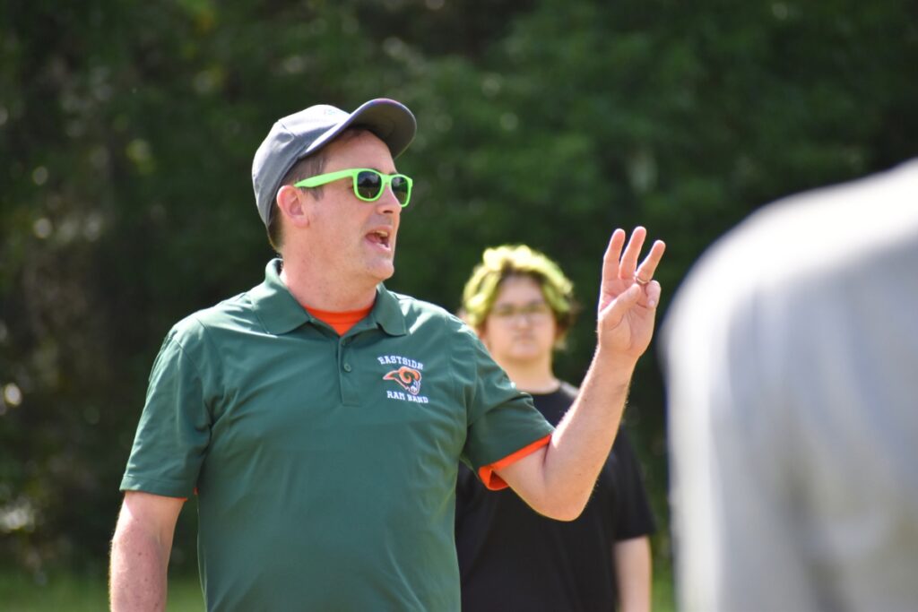 Eastside High School band director Joseph Hughes.