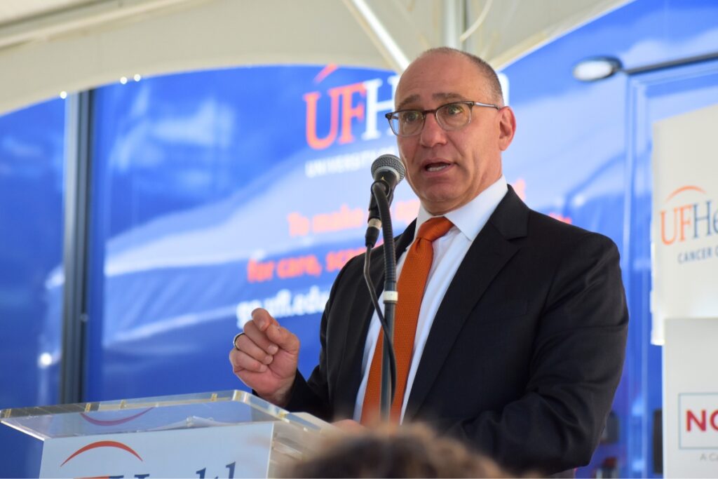 Stephen Motew, UF Health’s president and system CEO.