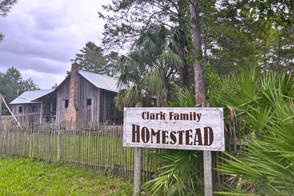 The Clark Family Homestead at the Florida Agricultural Museum.