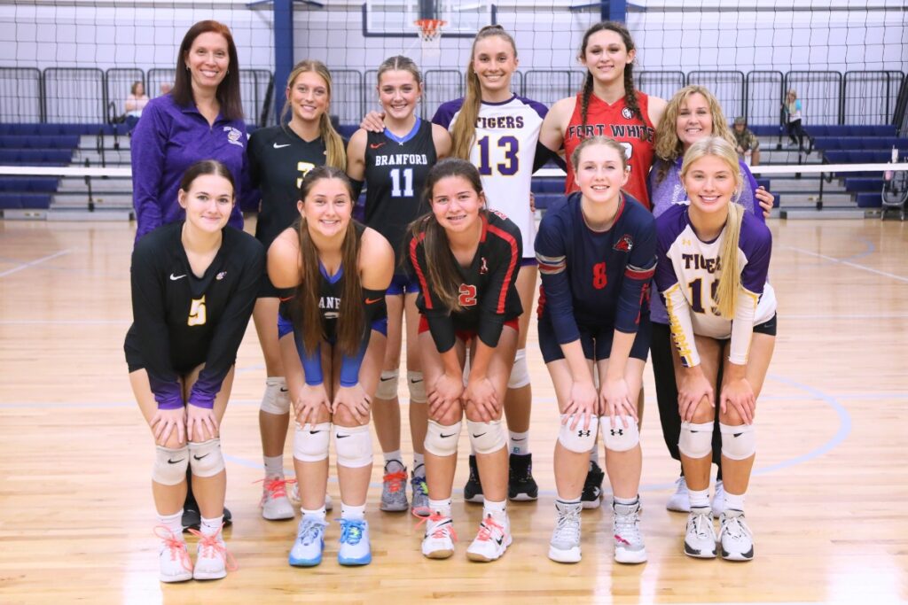 The Prep Zone 2024 All-Star volleyball North team. Photo by C.J. Gish