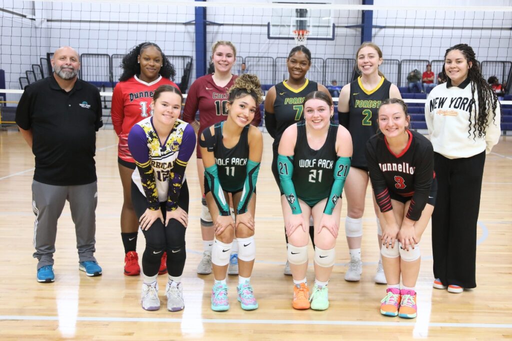 The Prep Zone 2024 All-Star volleyball South team. Photo by C.J. Gish