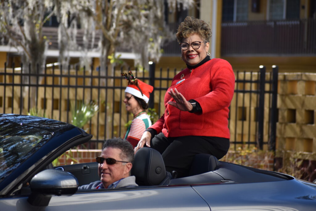 Commissioner Cynthia Moore Chestnut spearheaded the resurrection of a Gainesville holiday parade last year.