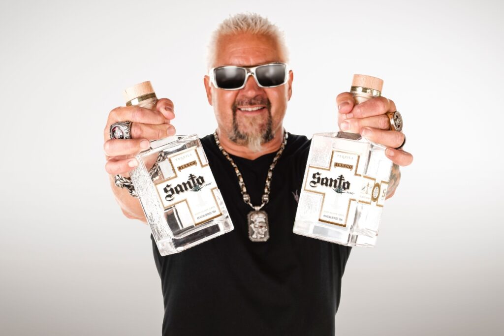 Emmy Award-winning chef Guy Fieri will be in Gainesville on Friday to support his and Rock and Roll Hall of Famer Sammy Hagar’s Santo Spirits brand at The Good Pour.