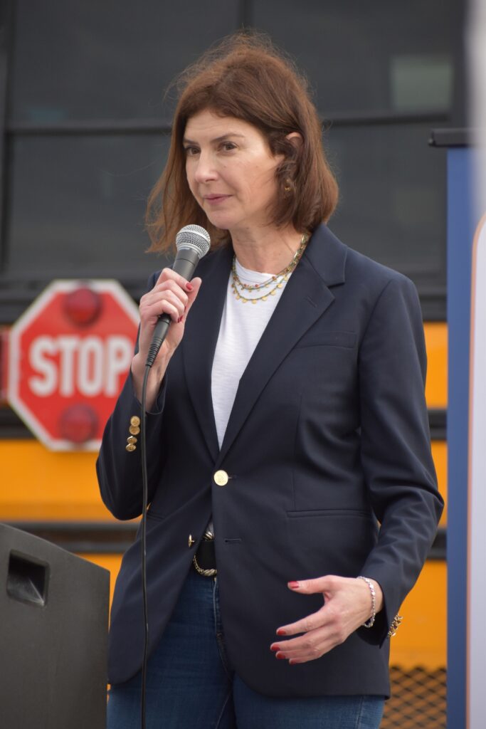 Evelyn Krasnow, Highland Electric Fleets vice president of marketing. Photo by Glory Reitz