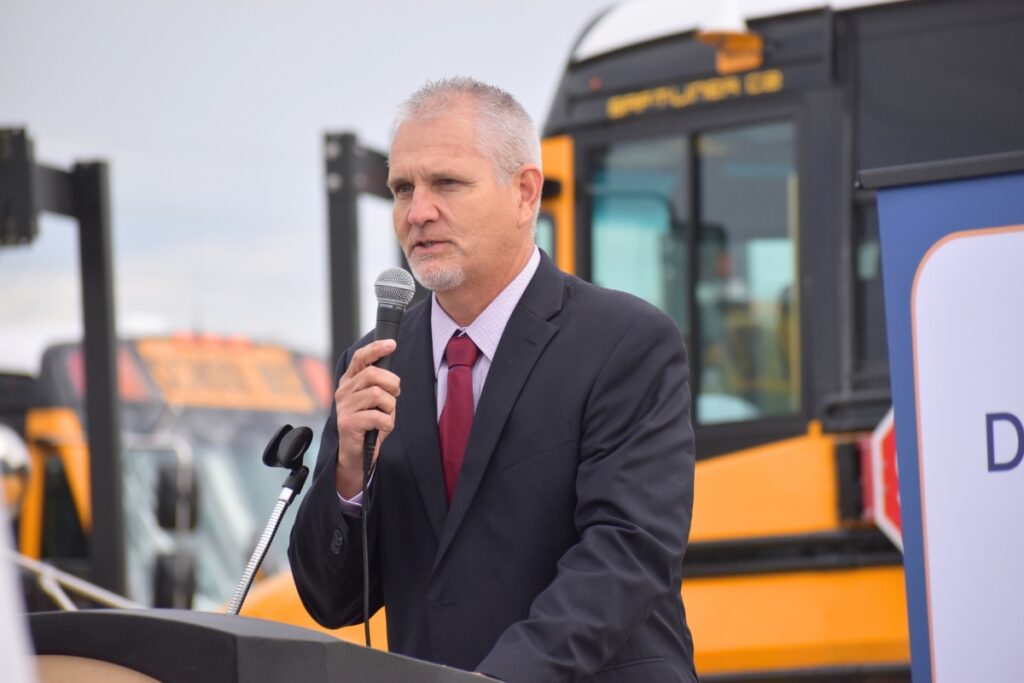 Mike Thomas, superintendent of Dixie County Public Schools. Photo by Glory Reitz