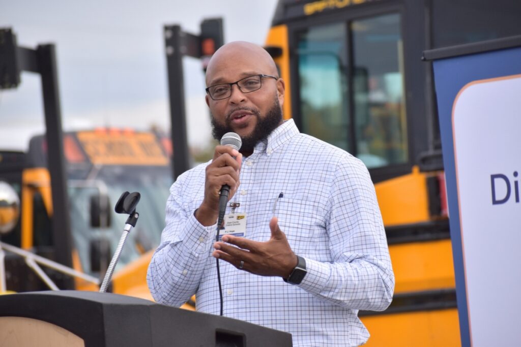 P.J. Hope, DCPS transportation coordinator. Photo by Glory Reitz
