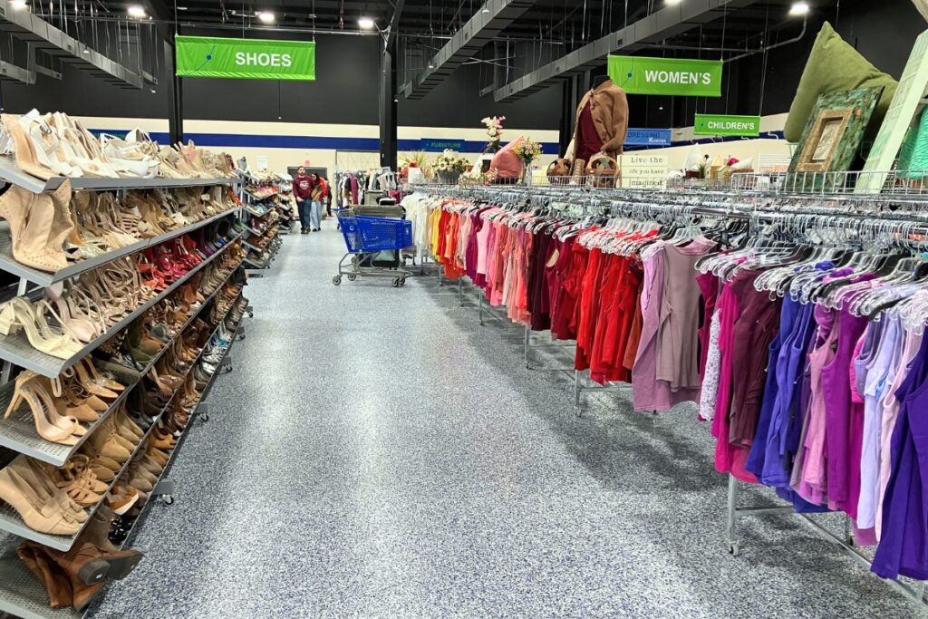 Goodwill on SW 34th Street expanded its sales floor over 17,000 square feet. Photo by Lillian Hamman