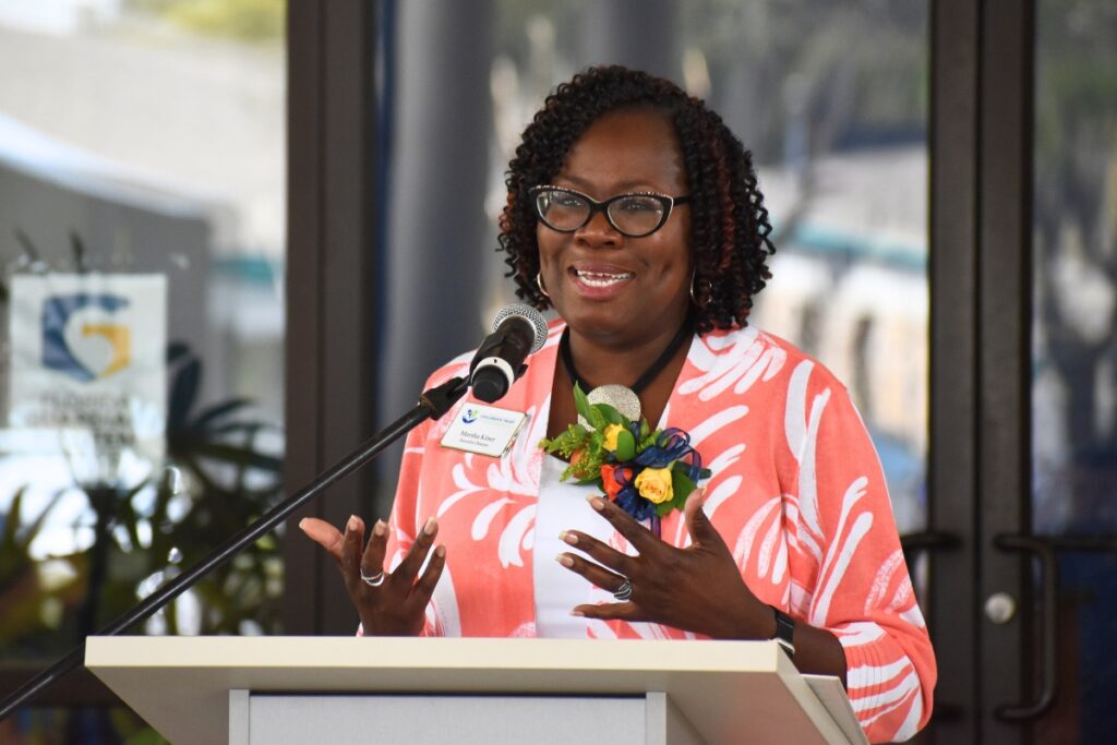 CTAC Executive Director Marsha Kiner speaks at the event. Photo by Glory Reitz
