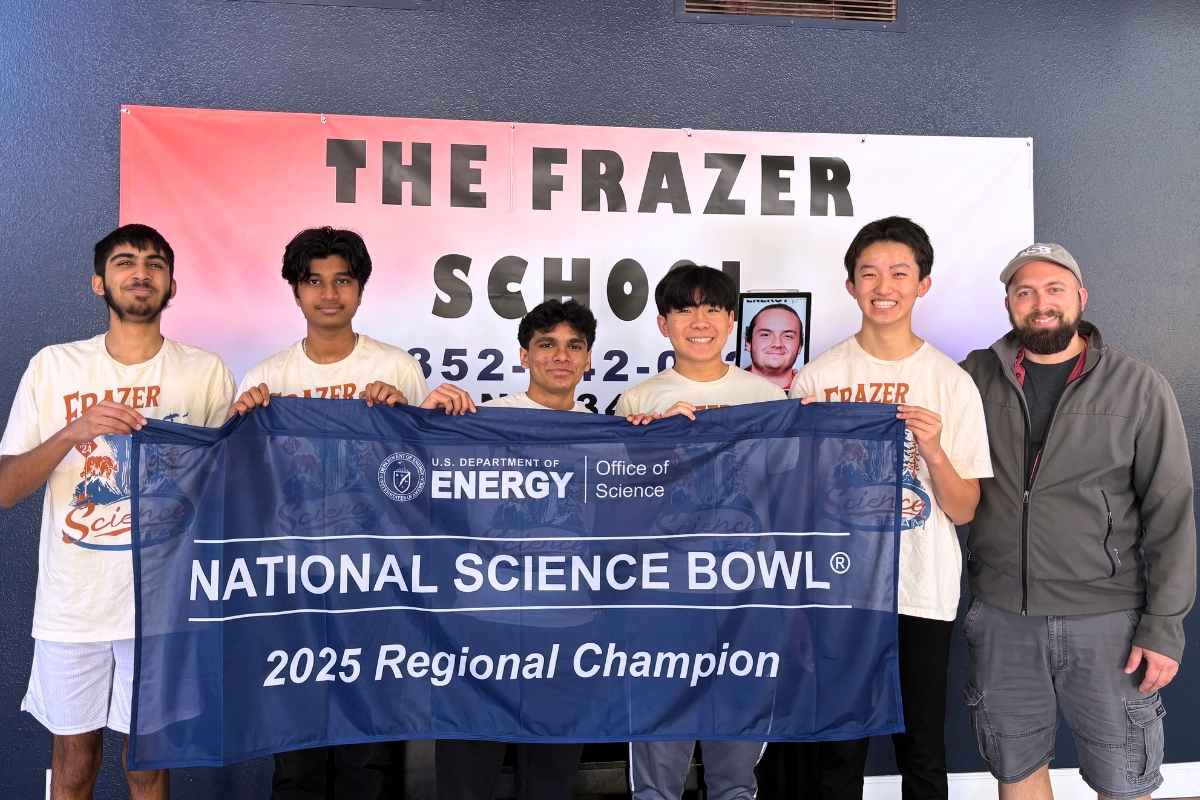 Frazer School high school team heads to National Science Bowl finals