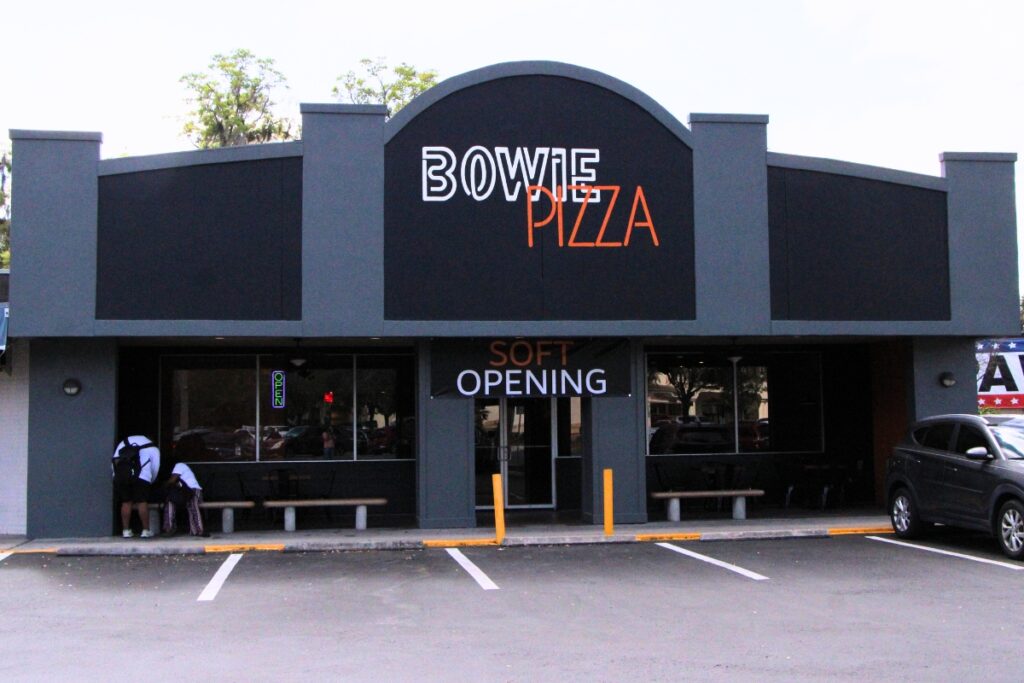 Italian-style pizzeria Bowie Pizza fired up its oven this month to open for business at 1522 NW 13th St. in Gainesville. Photo by Lillian Hamman
