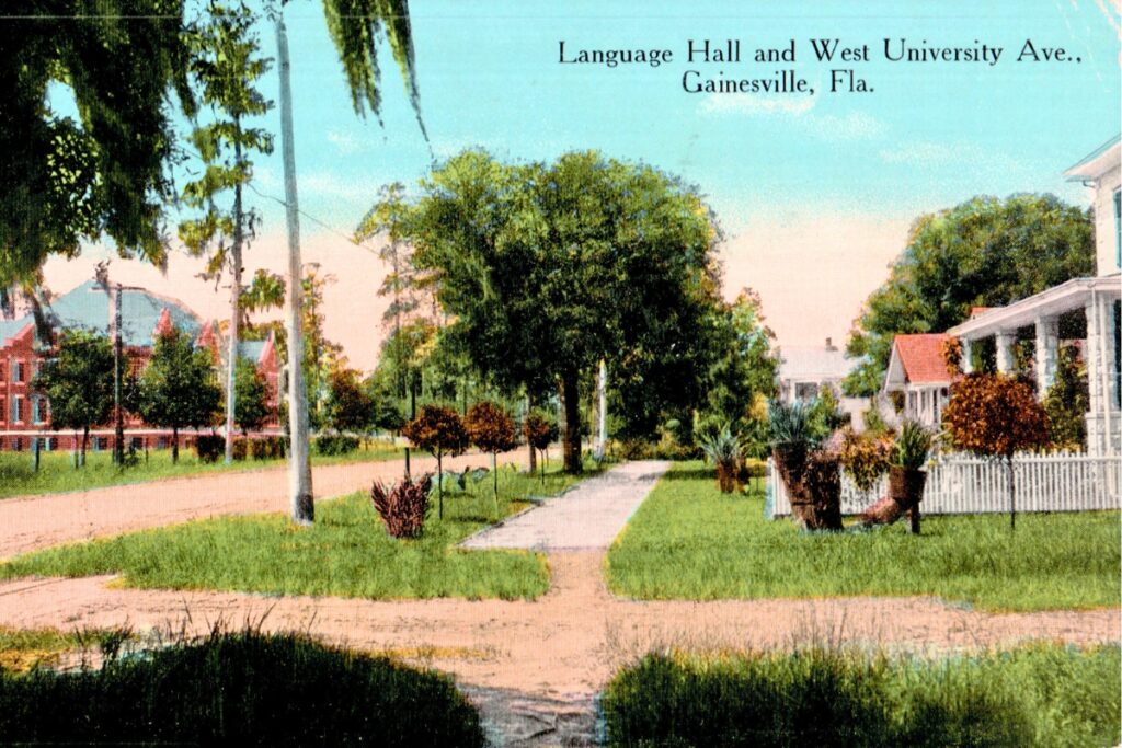 Language Hall postmarked 1920.