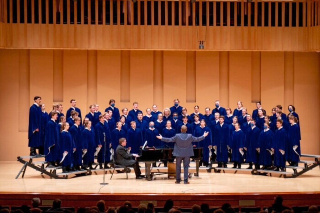The First Presbyterian Church of Gainesville will host a special performance by the Concordia Choir of Moorhead, Minnesota, on Wednesday. Courtesy of Concordia Choir