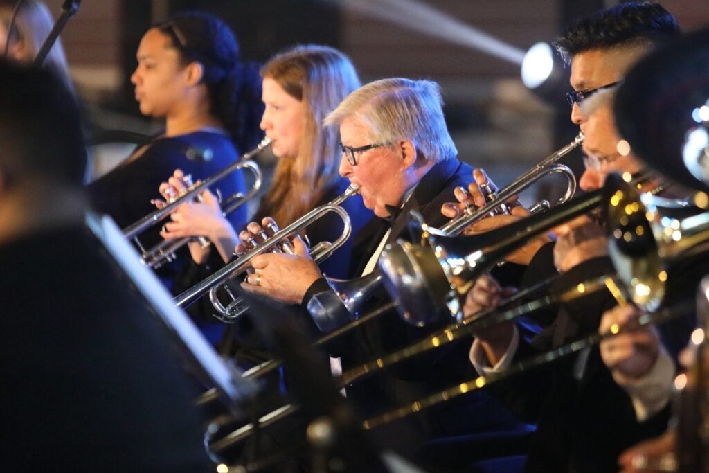 The Gainesville Orchestra played a series of songs from Wicked during the opening ceremony. 