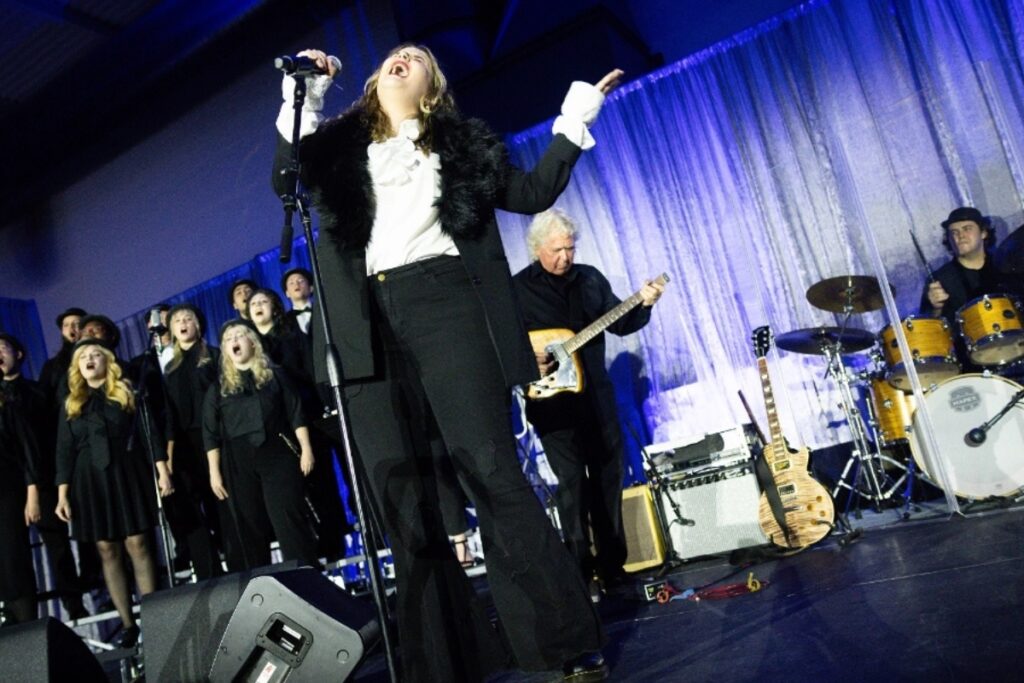 The Santa Fe Singers will join the Eastside High School Chamber Singers for the annual Sing into Spring concert on Friday.
