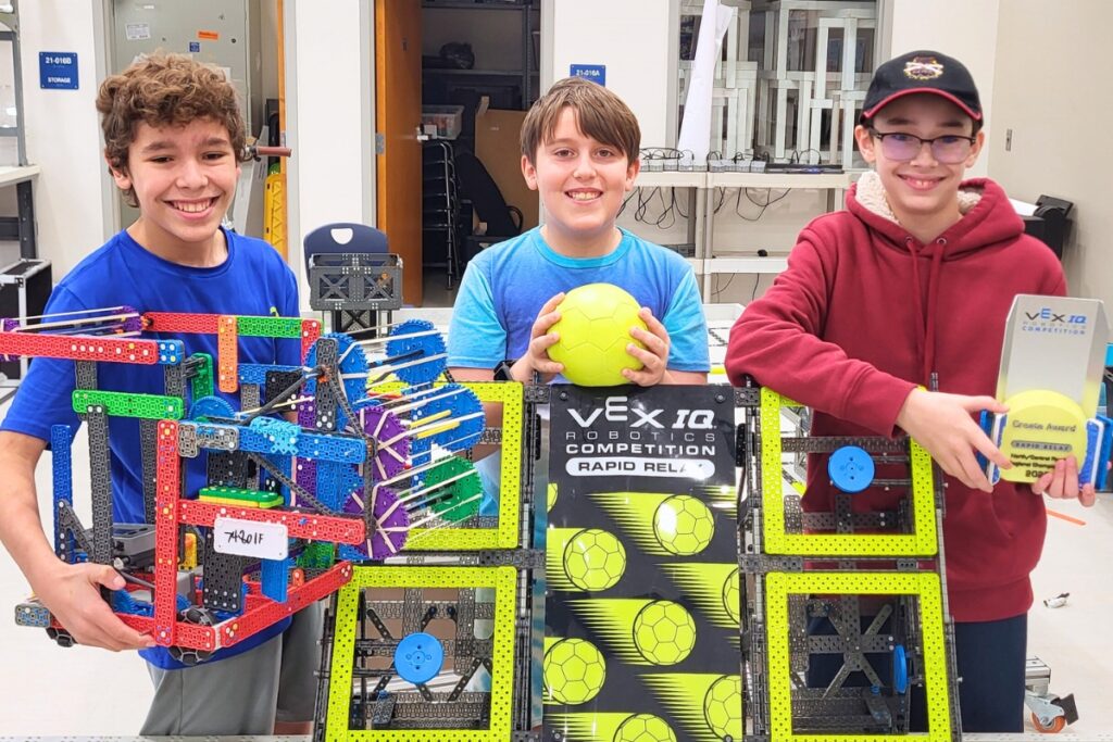 Westwood Middle School's We’re better-er-er-er team won the North Central Florida Create Award.