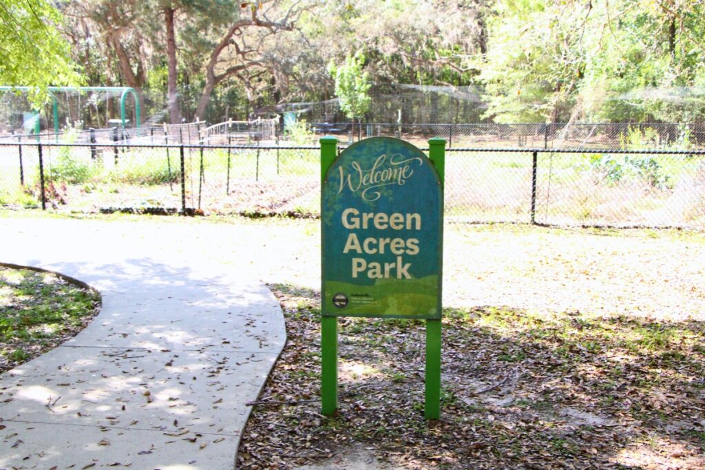 Community garden at Green Acres Park in Gainesville. Photo by Lillian Hamman