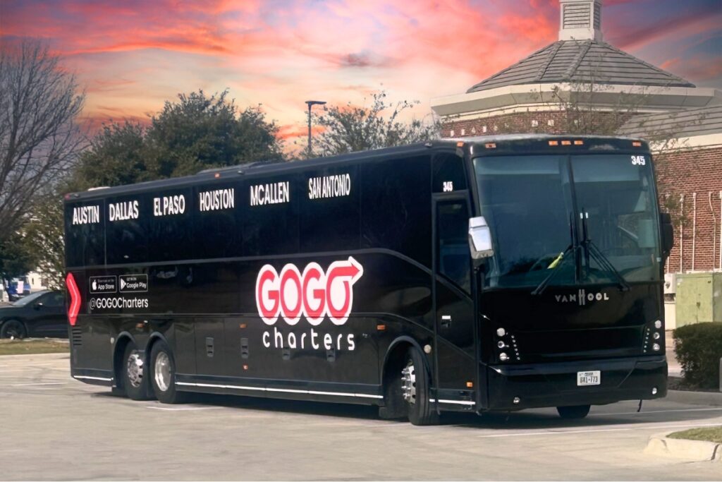GOGO Charters recently announced plans to expand its daily service network throughout the Southeast region of the U.S. and in Central Florida, including stops in Gainesville, in late 2025.