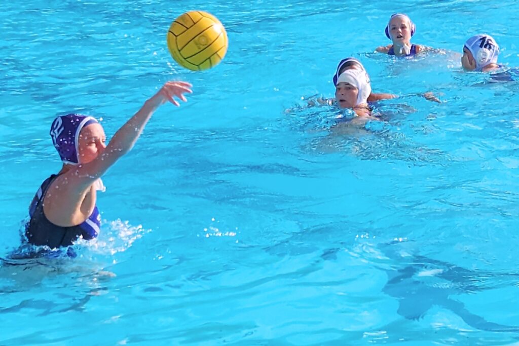 Gainesville's Anna Russ with a pass against Apopka in the district title game on Thursday. Photo by Ricky Quintana