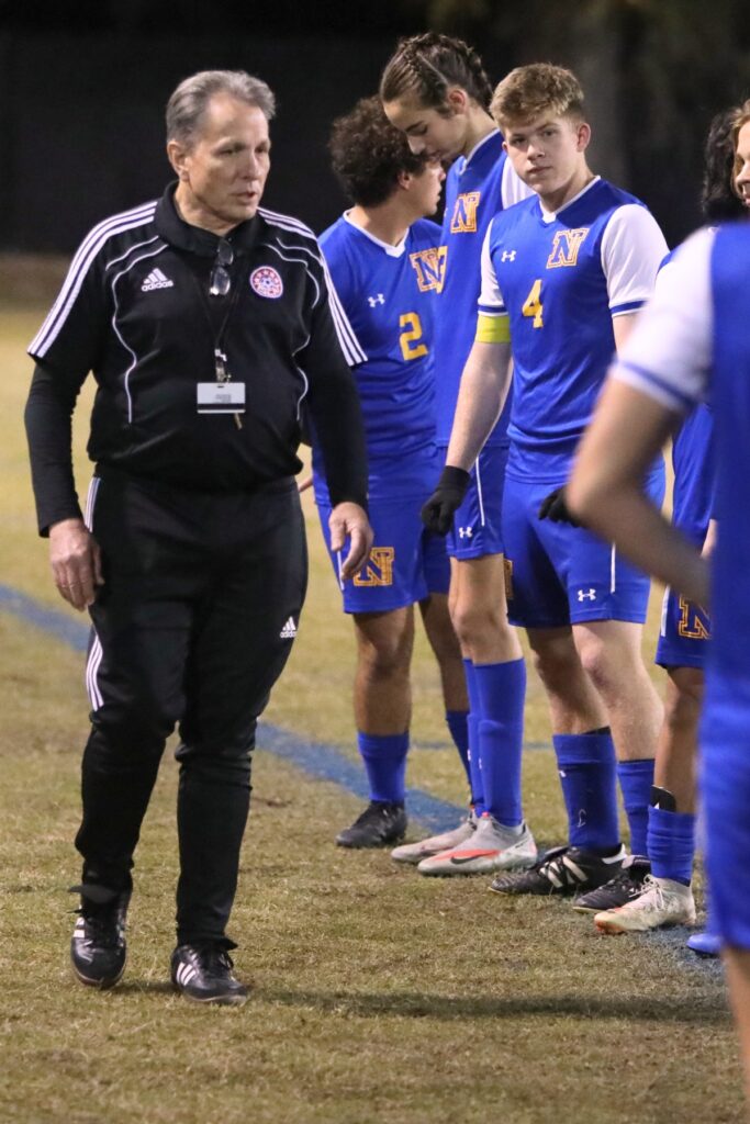 Newberry boys soccer coach Jon Doles. Photo by C.J. Gish