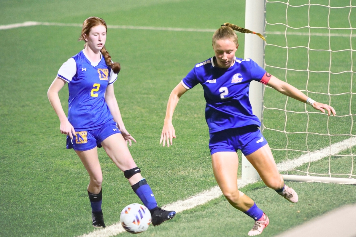 Newberry's Mallory Smith (left) and P.K. Yonge's Faith Hardy were selected to the 2024-25 All Area girls soccer team.