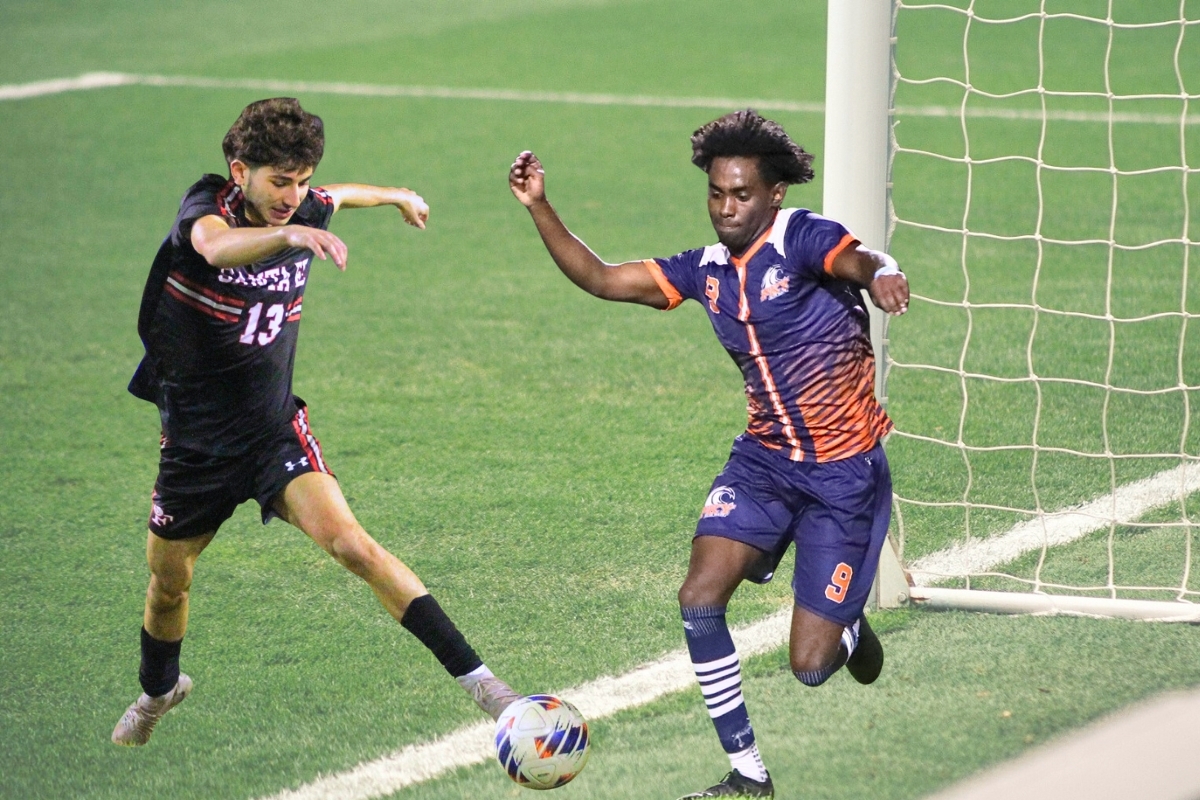 Santa Fe's Giacomo Burgetto (left) and P.K. Yonge's Addisu Frisbie were selected to the 2024-25 All Area boys soccer team.
