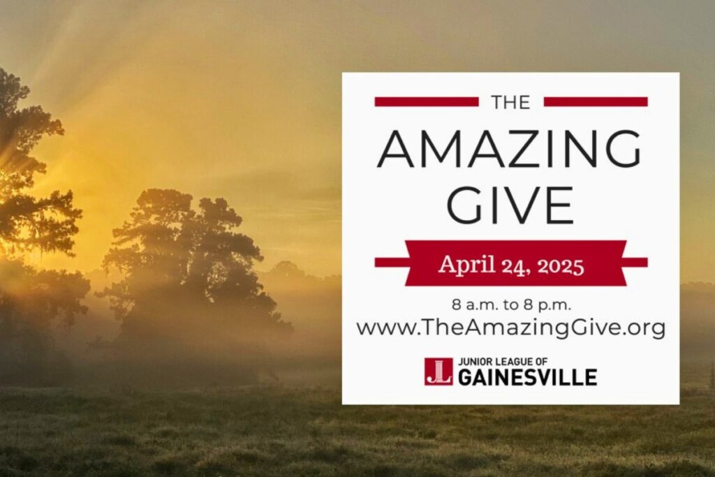 The Amazing Give 2025 generated over $1.1 million for 118 nonprofit organizations in the Gainesville area. Courtesy of Junior League of Gainesville
