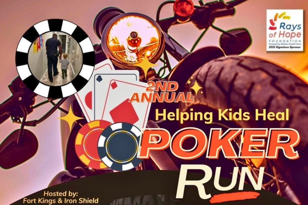 The Punishers Law Enforcement Motorcycle Club and Child Advocacy Center (CAC) will partner for the Second Annual Helping Kids Heal Poker Run Motorcycle Ride on Saturday. Courtesy of CAC