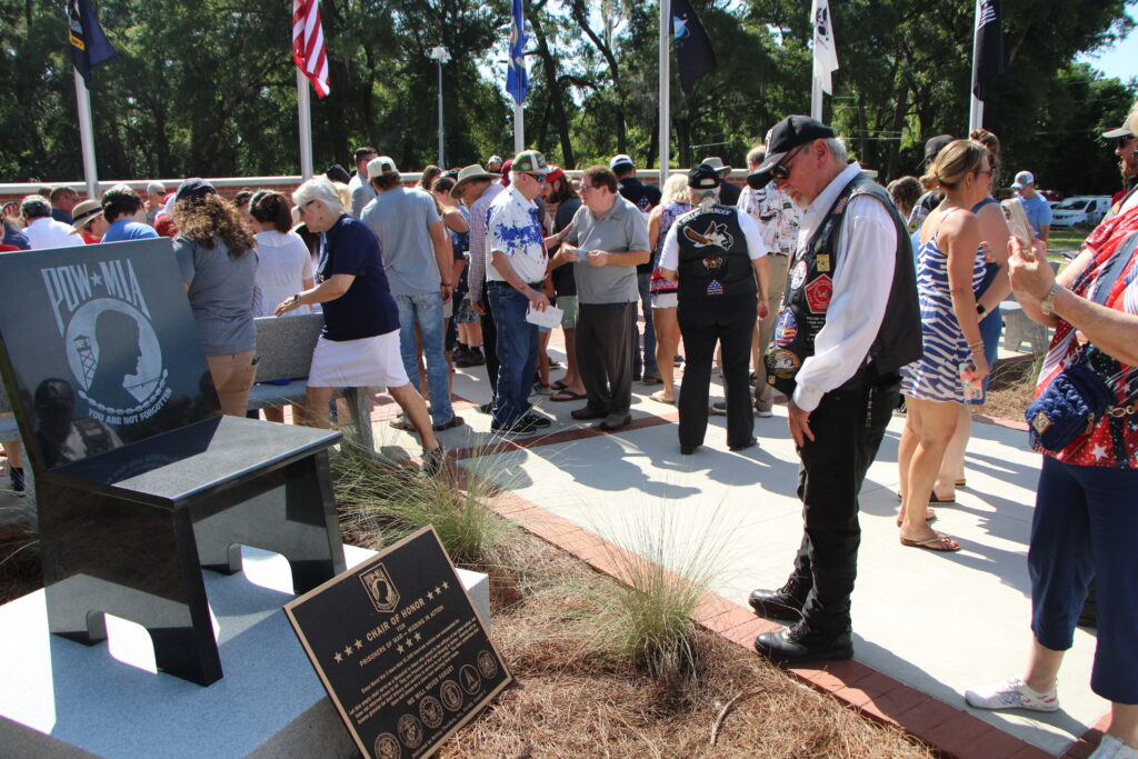 A veteran reflects on the granite POW-MIA Chair of Honor.