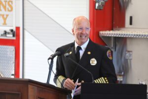 Alachua County Fire Chief Harold Theus announces retirement