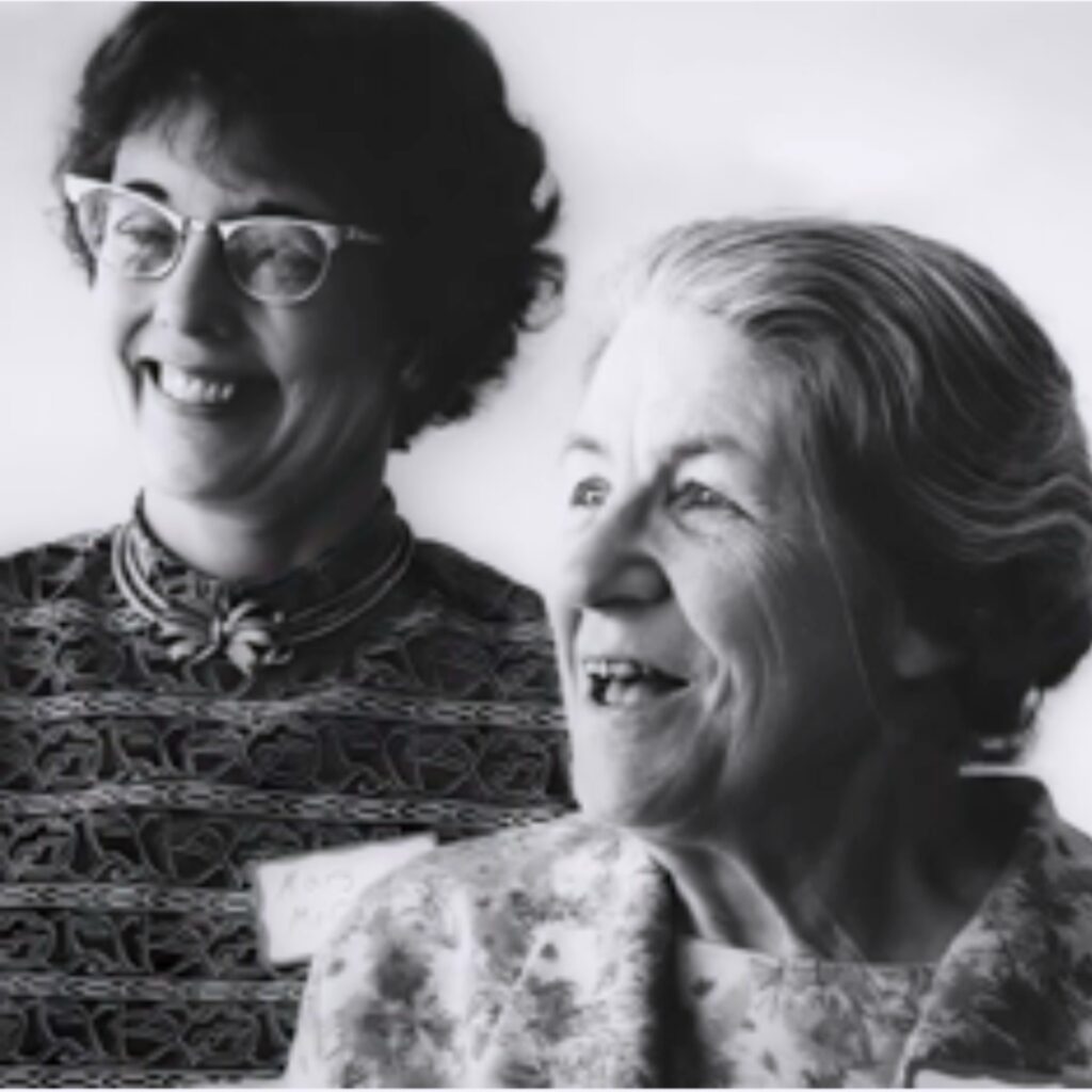 Isabel Myers, right, and Mary McCaulley, left. Courtesy Myers & Briggs Foundation