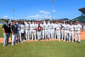 The Buchholz baseball team finished in second place after falling to St. Thomas Aquinas, 8-3, in the FHSAA Class 6A State Championship. Photo by Mike Ridaught