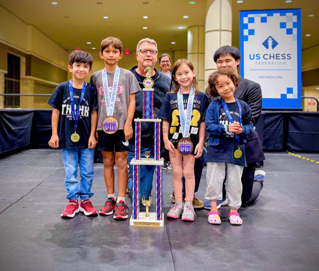 Oak Hall's K-3 Under 600 team grabbed gold at SuperNationals.