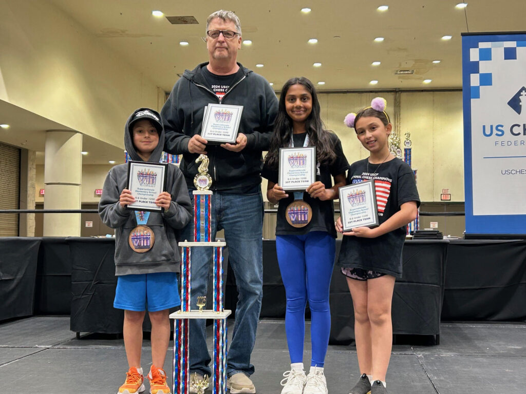 Oak Hall's K-6 Under 1200 team secured first place at the SuperNationals in Orlando. 