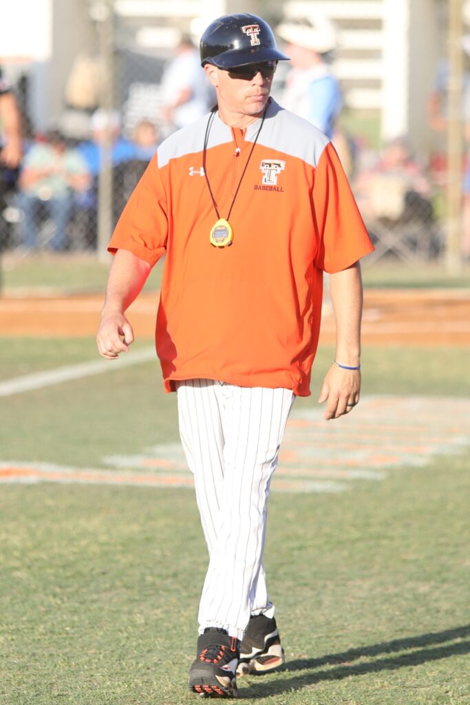 Trenton baseball coach Chris Marlo. Photo by C.J. Gish