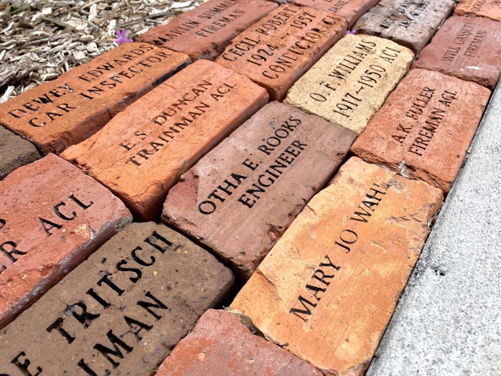 Bricks outside the High Springs Historical Museum. Photo by Seth Johnson