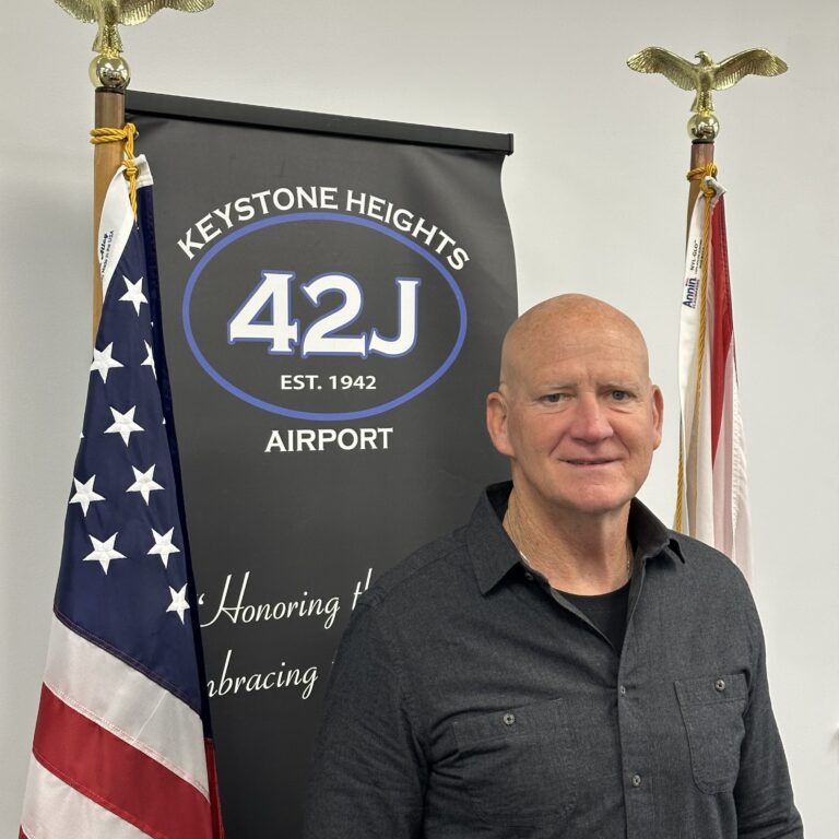James Eifert, chairman of the Keystone Heights Airport Authority