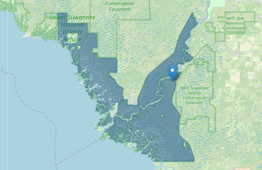 Lower Suwannee National Wildlife Refuge. Courtesy U.S. Fish and Wildlife Service