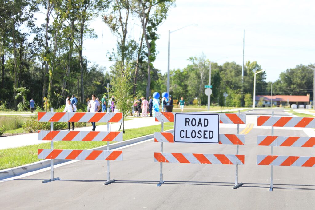 New roads have opened after the city of Gainesville cut the ribbon on a new network of roadways at the EHEDI site. Photo by Seth Johnson