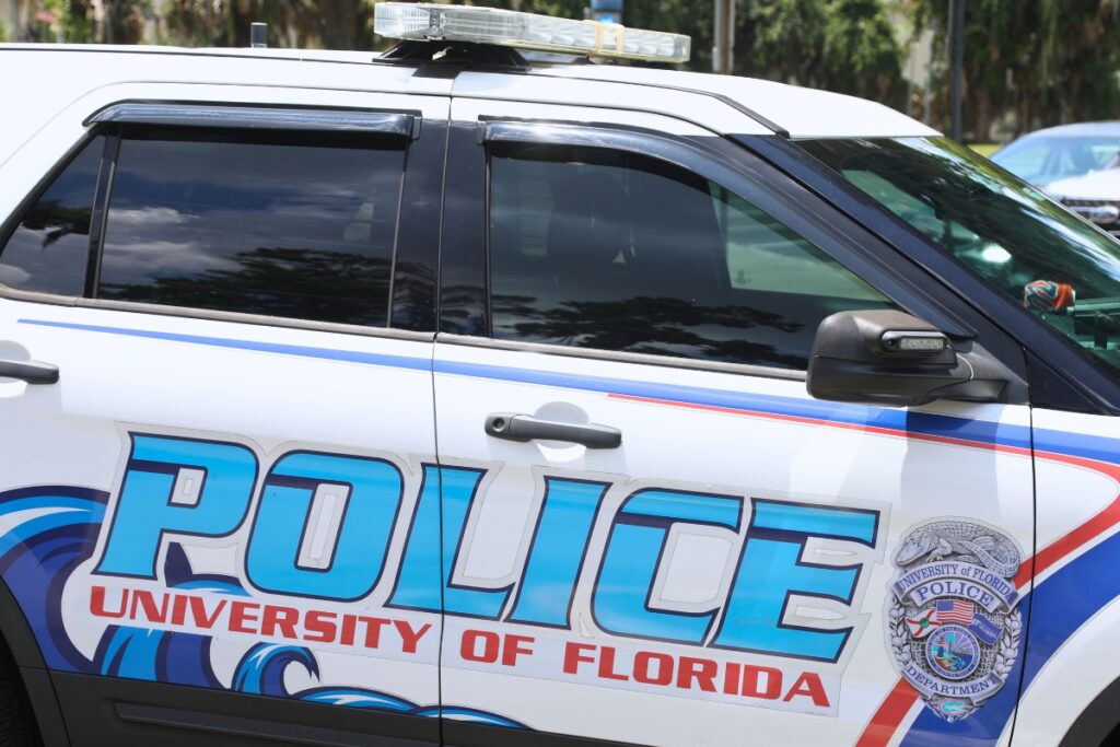 UFPD University of Florida Police Department patrol vehicle. Photo by C.J. Gish